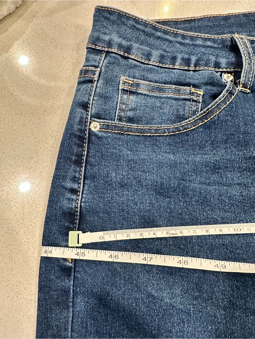 Luvamia Women's Dark Indigo Cropped Jeans - Picture 7 of 8